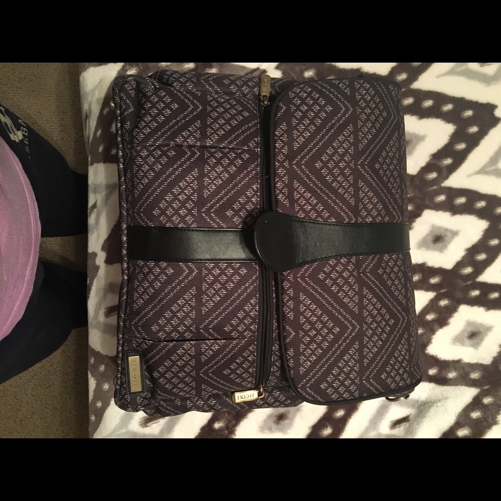 JJ cole backpack/cross body diaper bag